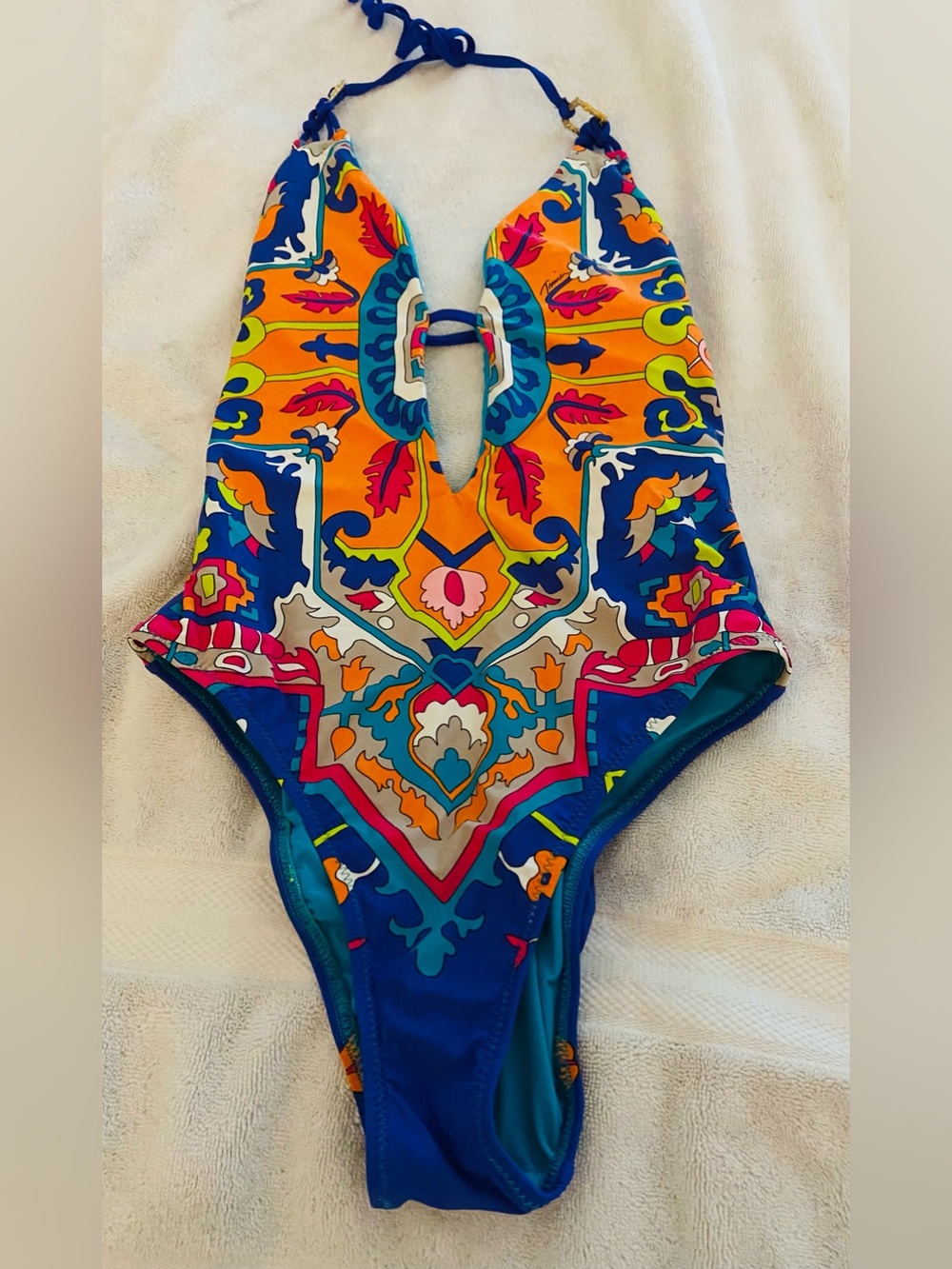 Bright Colored Trina Turk One Piece Swimsuit